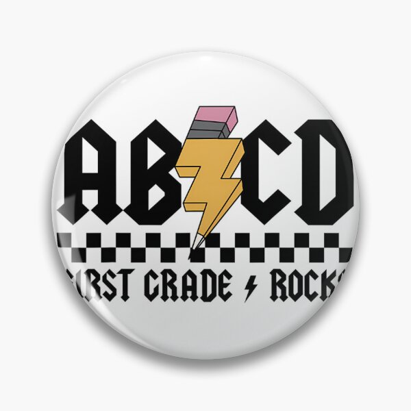 Item preview, ABCD First Grade Rocks Back To School Teacher Lighting Bolt designed and sold by clmeugkpadv28.