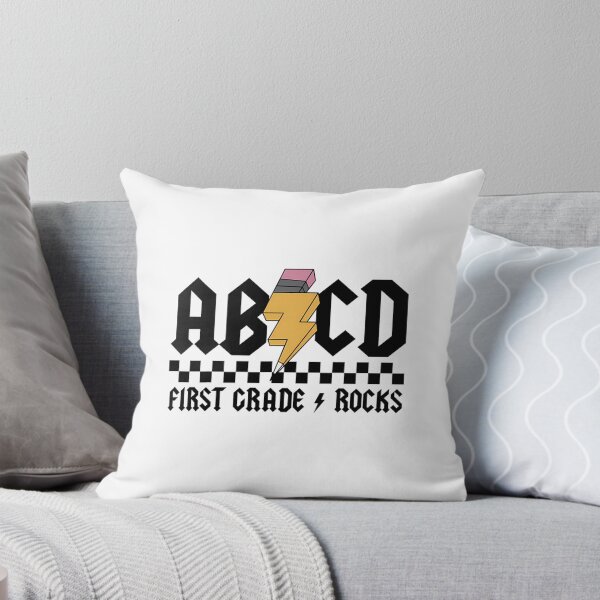 Item preview, ABCD First Grade Rocks Back To School Teacher Lighting Bolt designed and sold by clmeugkpadv28.