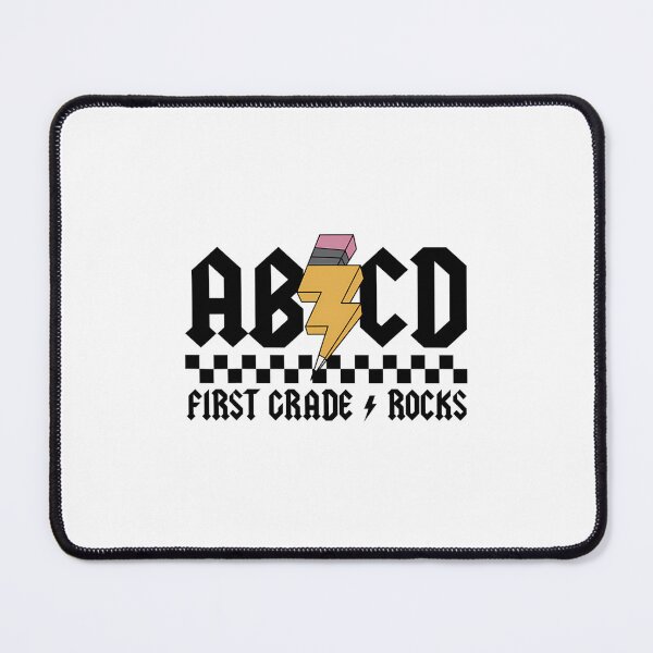 Item preview, ABCD First Grade Rocks Back To School Teacher Lighting Bolt designed and sold by clmeugkpadv28.