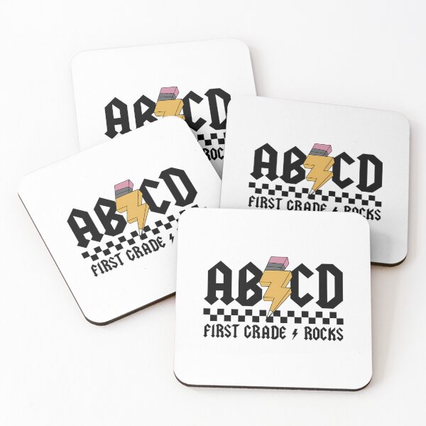 Item preview, ABCD First Grade Rocks Back To School Teacher Lighting Bolt designed and sold by clmeugkpadv28.