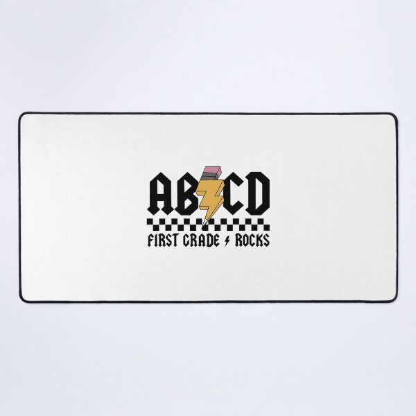 Item preview, ABCD First Grade Rocks Back To School Teacher Lighting Bolt designed and sold by clmeugkpadv28.