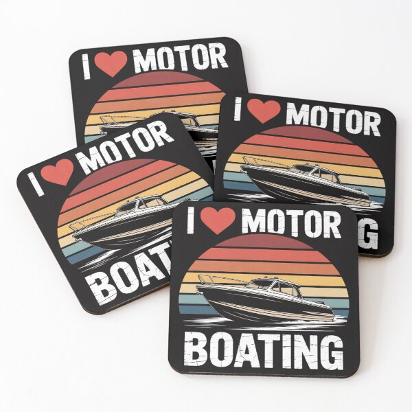 Item preview, I Love Motor Boating Boater designed and sold by CareTopping.