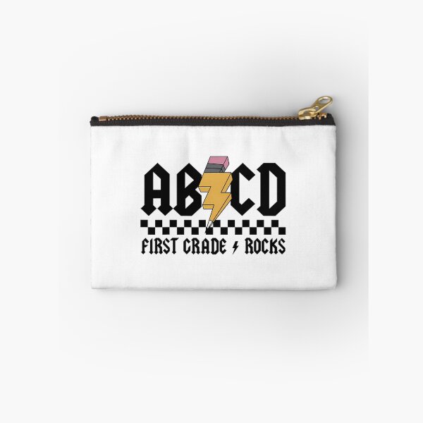 Item preview, ABCD First Grade Rocks Back To School Teacher Lighting Bolt designed and sold by clmeugkpadv28.