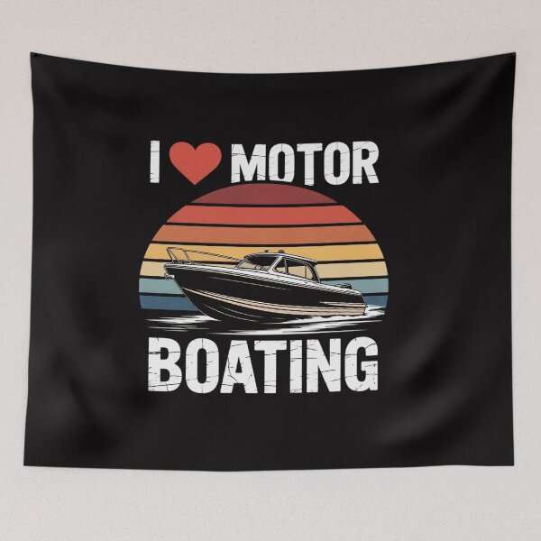 Item preview, I Love Motor Boating Boater designed and sold by CareTopping.
