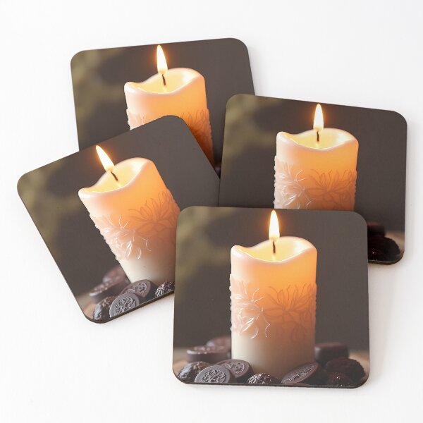 Item preview, Candle and chocolate: A sweet respite designed and sold by Mianku | Für das Leben.