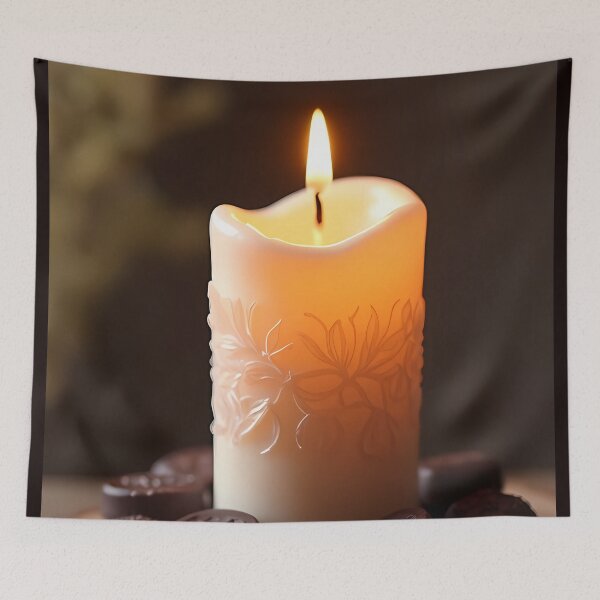 Item preview, Candle and chocolate: A sweet respite designed and sold by Mianku | Für das Leben.