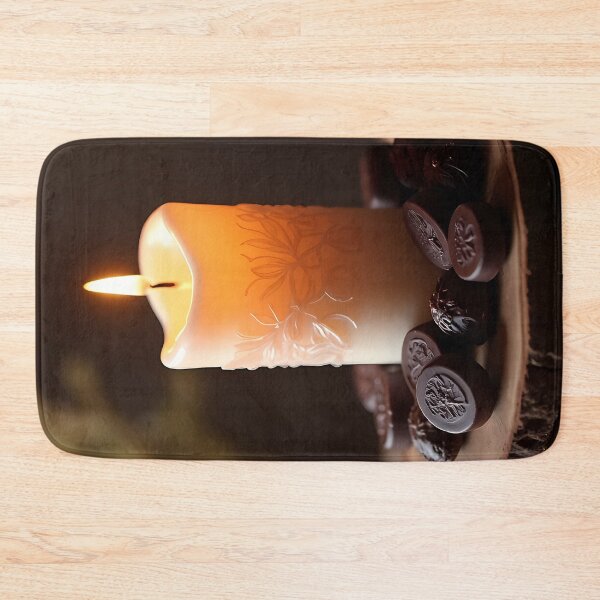 Item preview, Candle and chocolate: A sweet respite designed and sold by Mianku | Für das Leben.