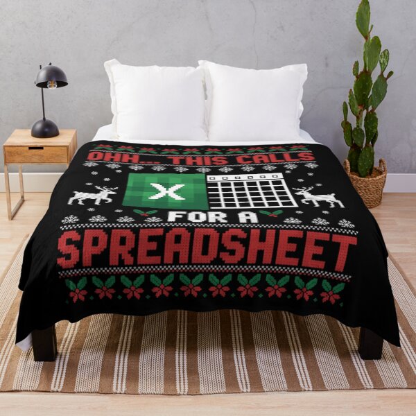Item preview, Calls Oh Holiday Classic Funny Christmas Spreadsheet For Fashion This Nerd designed and sold by JasonCorvar.