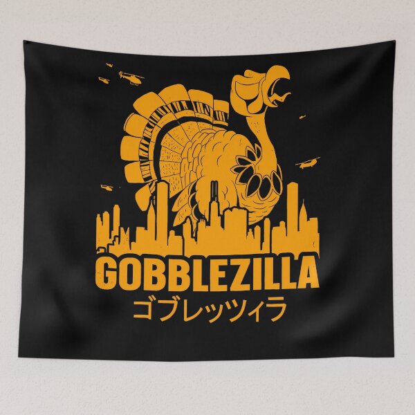 Item preview, Quote Style Retro Gobblezilla Humor Thanksgiving Happy Funny designed and sold by nguyenconguan80.