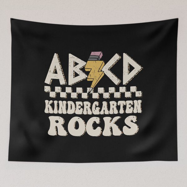 Item preview, ABCD Kindergarten Rocks Back To School Kindergarten Teacher  designed and sold by clmeugkpadv28.