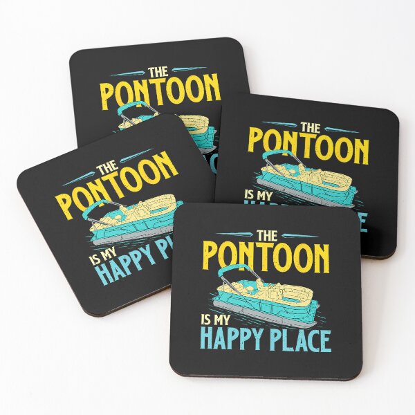 Item preview, The Pontoon Is My Happy Place - Boating Sailing Boat Owner designed and sold by ToriCarylon.
