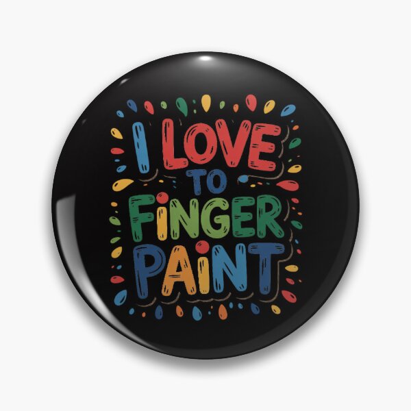 Item preview, I Love Finger Paint I'm Paint I Heart Love To Finger Paint designed and sold by CareTopping.