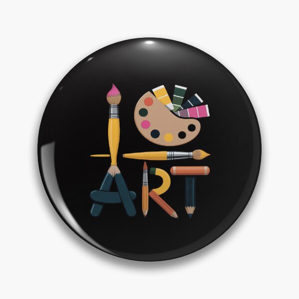 Artikelvorschau, Ich liebe Kunst – Geschenk für Maler und Künstler entworfen und verkauft von CareTopping.