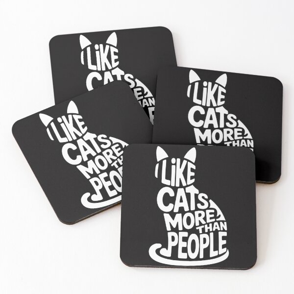 Item preview, I Like Cats More Than People - Cat Lover Kitten Kitty Owner designed and sold by CareTopping.