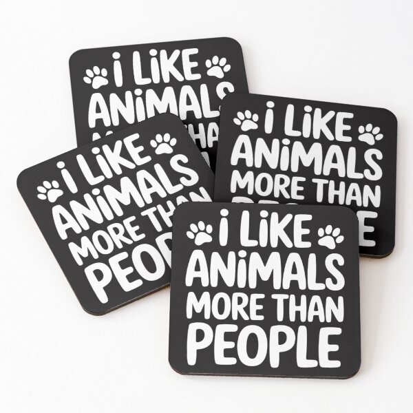 Item preview, I like animals More than people Animal welfare Animal lovers designed and sold by CareTopping.