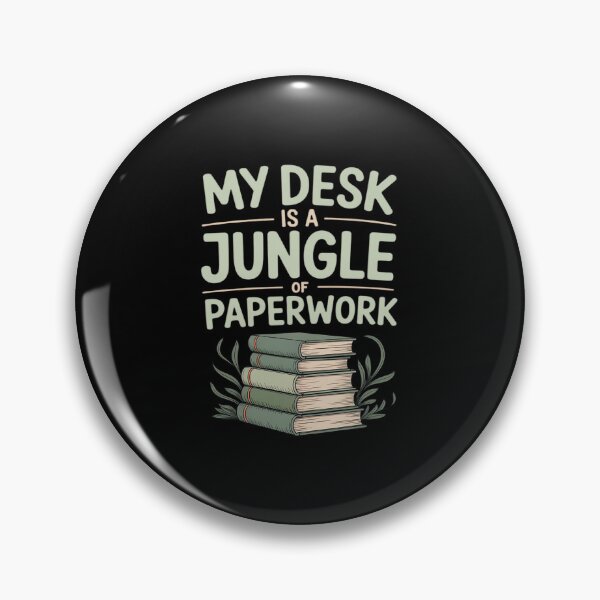 Item preview, Teacher Life Jungle of Paperwork Desk Novelty designed and sold by NetoGalaxy.