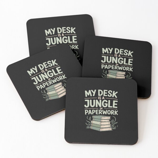 Item preview, Teacher Life Jungle of Paperwork Desk Novelty designed and sold by NetoGalaxy.