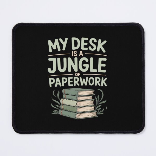 Item preview, Teacher Life Jungle of Paperwork Desk Novelty designed and sold by NetoGalaxy.
