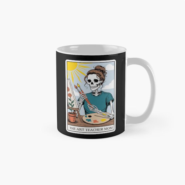 Item preview, Teacher Mom Tarot Card Skeleton Painter Artist Teaching designed and sold by NetoGalaxy.