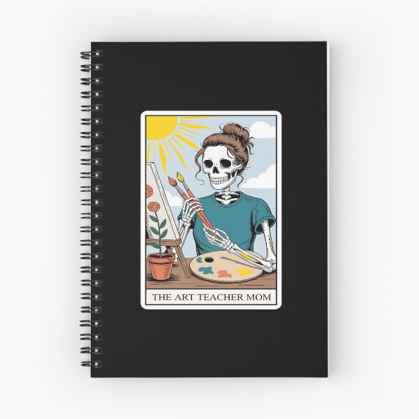 Item preview, Teacher Mom Tarot Card Skeleton Painter Artist Teaching designed and sold by NetoGalaxy.