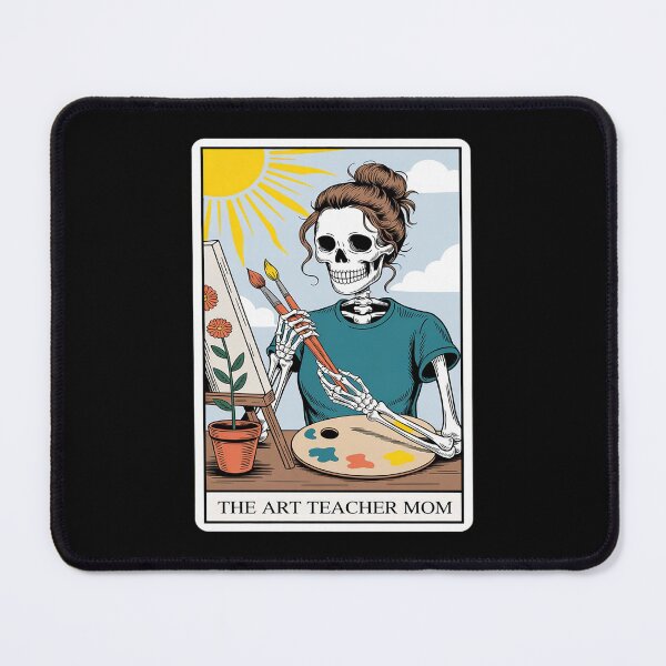Item preview, Teacher Mom Tarot Card Skeleton Painter Artist Teaching designed and sold by NetoGalaxy.