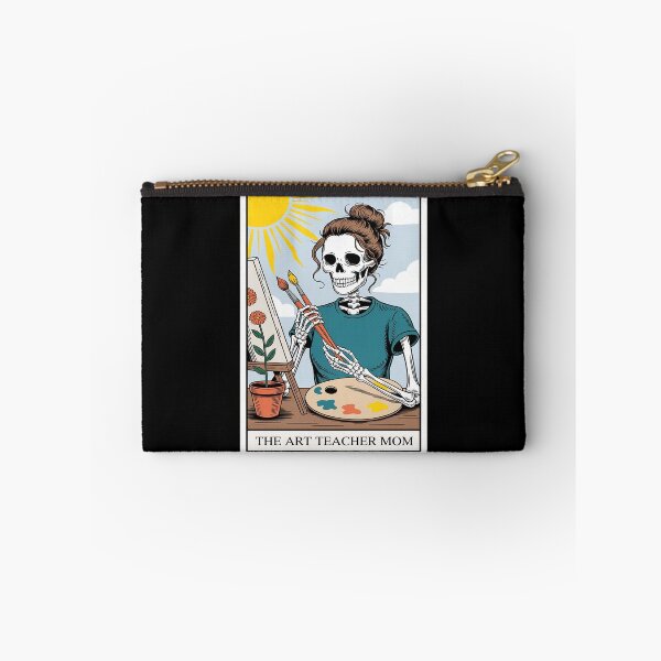 Item preview, Teacher Mom Tarot Card Skeleton Painter Artist Teaching designed and sold by NetoGalaxy.