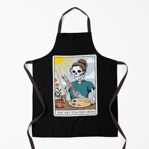 Item preview, Teacher Mom Tarot Card Skeleton Painter Artist Teaching designed and sold by NetoGalaxy.