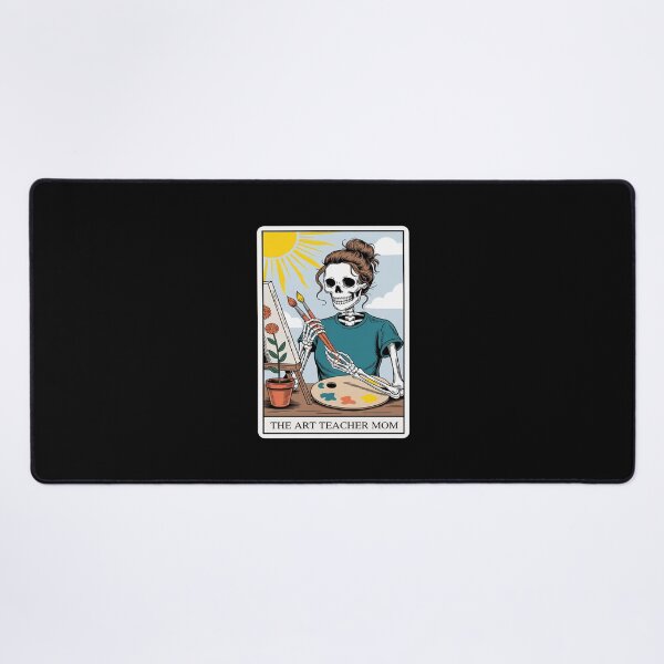 Item preview, Teacher Mom Tarot Card Skeleton Painter Artist Teaching designed and sold by NetoGalaxy.