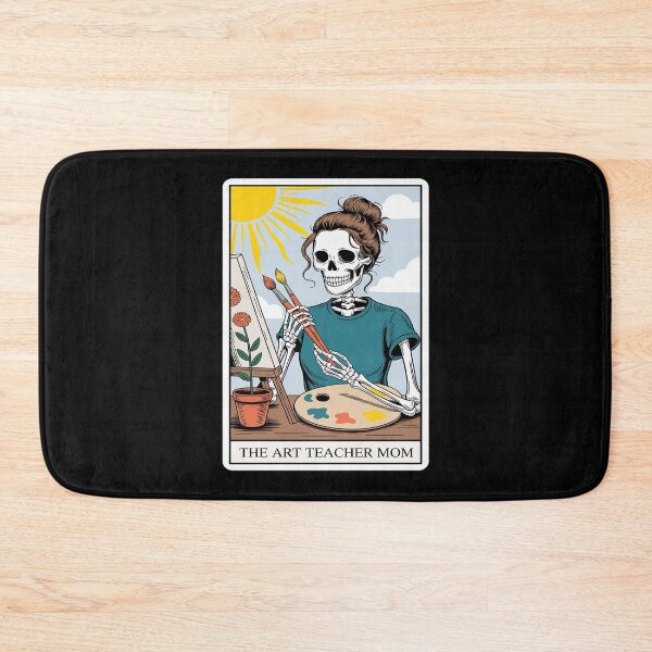 Item preview, Teacher Mom Tarot Card Skeleton Painter Artist Teaching designed and sold by NetoGalaxy.