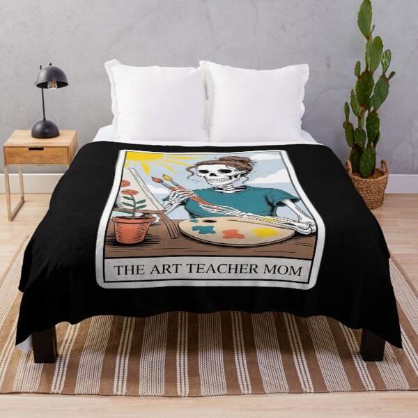 Item preview, Teacher Mom Tarot Card Skeleton Painter Artist Teaching designed and sold by NetoGalaxy.
