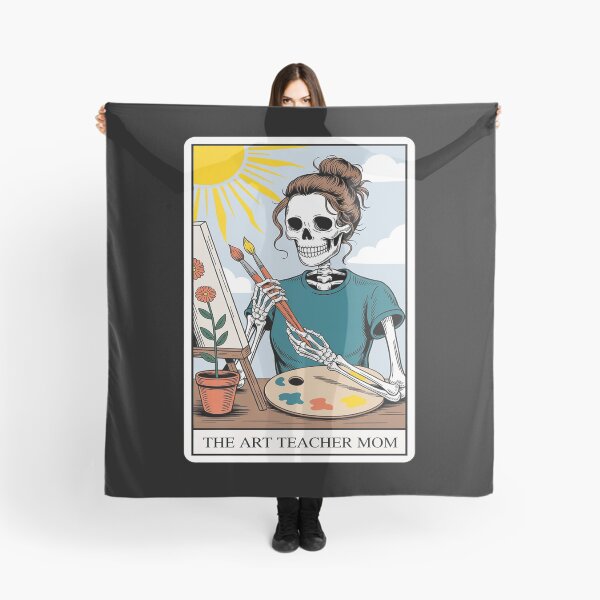 Item preview, Teacher Mom Tarot Card Skeleton Painter Artist Teaching designed and sold by NetoGalaxy.