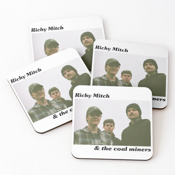 Item preview, Richy mitch and the coal miners music album cover art typography designed and sold by ARTeez⭐️⭐️⭐️⭐️⭐️.