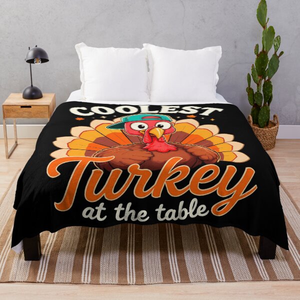 Item preview, Thankful Turkey At Happy Turkey Table Coolest Day Vintage designed and sold by GeoroSturgis.