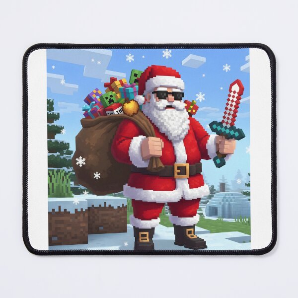 Item preview, Cool Blocky Christmas Hero designed and sold by ReykorShop.
