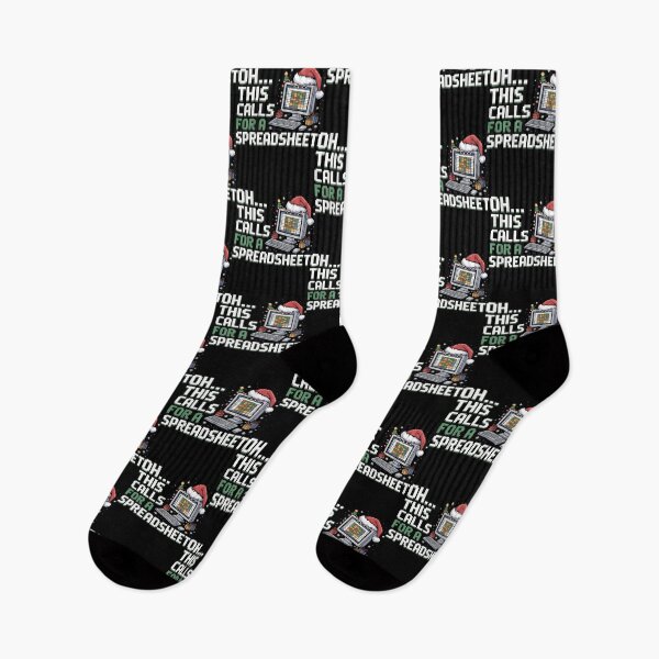 Item preview, This Oh For Fashion Christmas Calls Nerd Classic Funny Holiday Spreadsheet designed and sold by JasonCorvar.