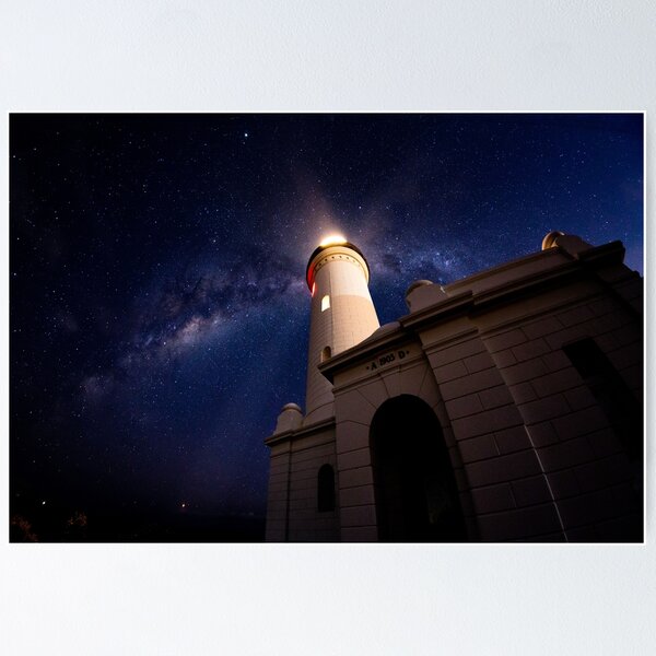Item preview, Milky Way over lighthouse designed and sold by dags.