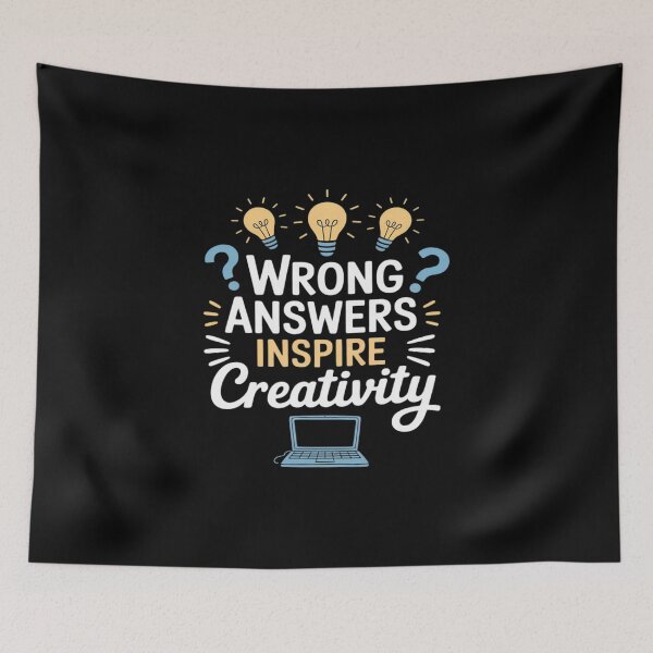 Item preview, Teacher Novelty Wrong Answers Inspire Creativity designed and sold by SnackPAC.