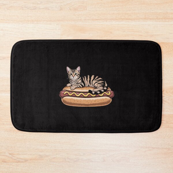 Item preview, Hot Dog Cat by Zany Brainy, Cute Kitty Food designed and sold by MuteElevent.