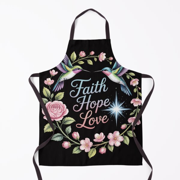 Item preview, Hope Faith Love Hummingbird Picture Bird Print designed and sold by MuteElevent.