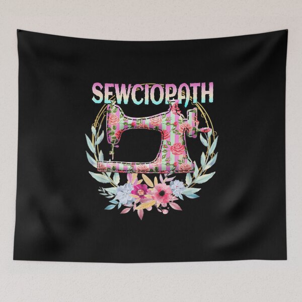Item preview, Sewciopath Funny Quilting Sewing Seamstress designed and sold by KathleenEliza.