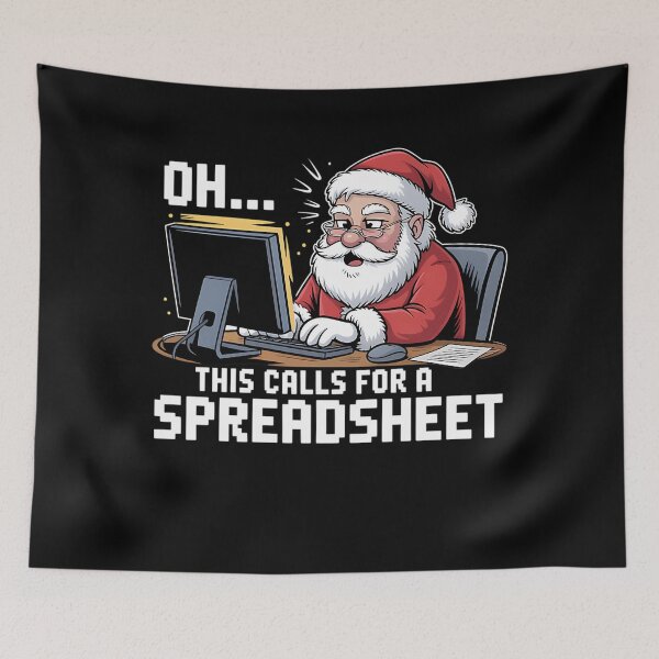 Item preview, This For Classic Fashion Calls Funny Nerd Oh Spreadsheet Holiday Christmas designed and sold by JasonCorvar.