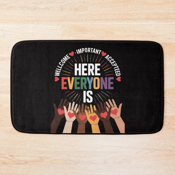 Item preview, Here Everyone Is Welcome Important Accepted Respected designed and sold by MuteElevent.