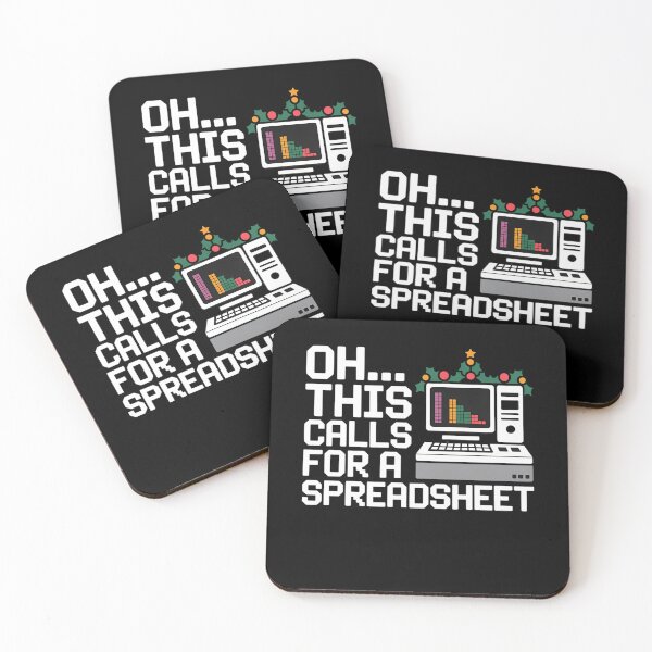 Item preview, For Christmas Fashion Classic Holiday Funny Calls Oh This Nerd Spreadsheet designed and sold by JasonCorvar.