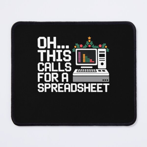 Item preview, For Christmas Fashion Classic Holiday Funny Calls Oh This Nerd Spreadsheet designed and sold by JasonCorvar.