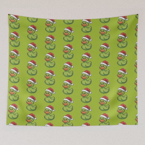 Item preview, Mischievous Christmas Rubber Duck designed and sold by MonkiFlipp.
