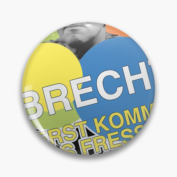 Item preview, Bertolt-Brecht-Quote-Morality designed and sold by JustineDunbar.