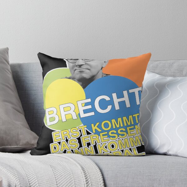 Item preview, Bertolt-Brecht-Quote-Morality designed and sold by JustineDunbar.
