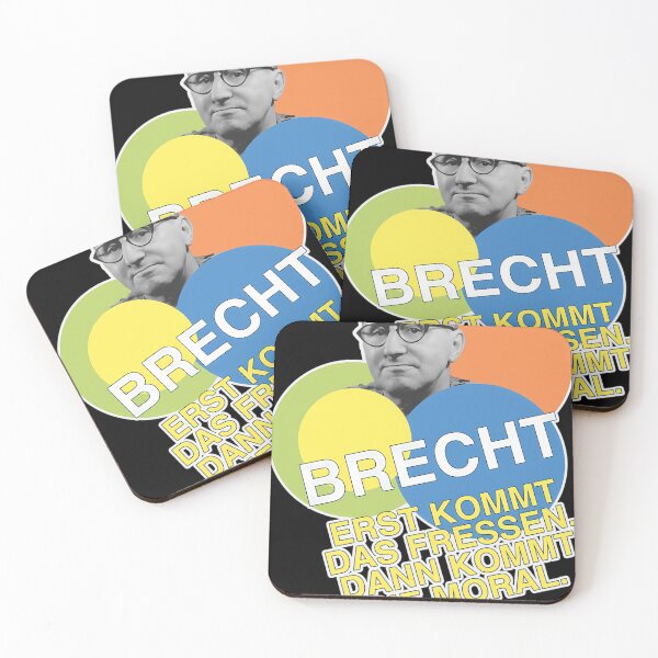 Item preview, Bertolt-Brecht-Quote-Morality designed and sold by JustineDunbar.