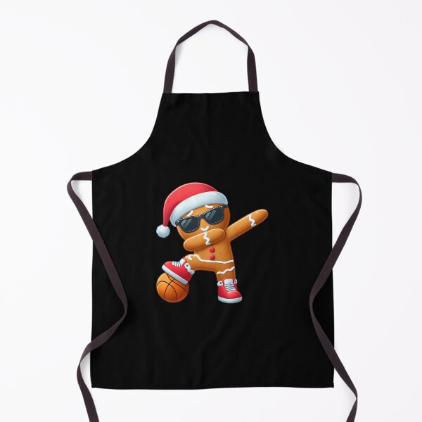 Item preview, Christmas Dabbing Gingerbread Santa Hat Basketball designed and sold by KathleenEliza.