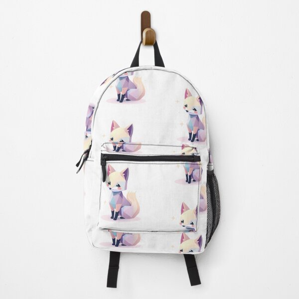 Item preview, Kawaii Geometric Fox – Pastel Cute Animal Design designed and sold by Petonia.